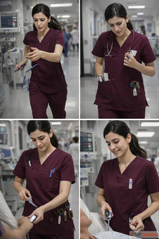 Buy medical scrub suits for men designed for long shifts.