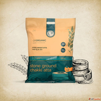 Organic Khapli Wheat Flour - Nutritious Ancient Grain Goodness by GirOrganic