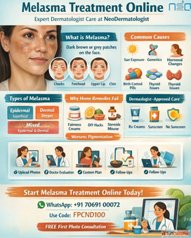 Online Melasma Treatment by Dermatologist NeoDermatologist