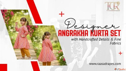 Angrakha Kurta Set with Classic Traditional Elegance
