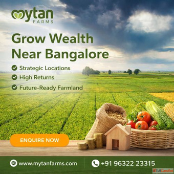 Buy Best Managed Farmland Near Bangalore for High ROI