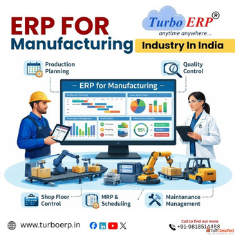 Turbo ERP - Smart ERP for Manufacturing Industry in India