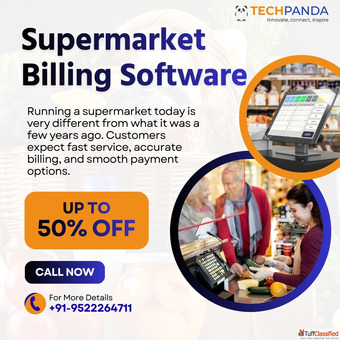 Complete Digital POS System for Supermarkets Supermarket Billing Software in Indore