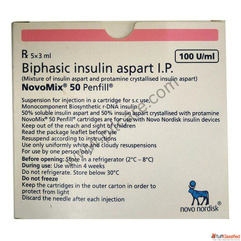 Novomix 50 100IUml - Bulk Supplier for Hospitals and Pharmacies