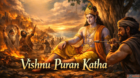 Vishnu Puran Katha शरकषण क दह तयग और यदवश वनश क रहसयमय कथ एक मजक स बदल पर दश