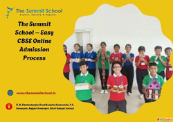CBSE Online Admission Open The Summit School Kolkata