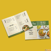 Bi-Fold Menu Cards Printing