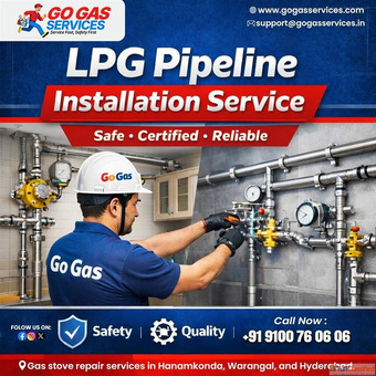 Gas Pipeline Installation in Hyderabad Gas Hob Fitting in Hyderabad Go GasServices