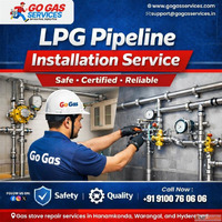 Gas Pipeline Installation in Hyderabad Gas Hob Fitting in Hy...