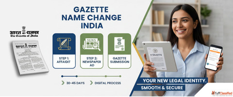 Complete Service for Gazette Notification for Name Change 100 Online Process