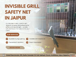 Affordable Invisible Grill Safety Net in Jaipur