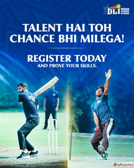 Talent Hai To Chance Bhi Milega - Register For Biggest Tennis Cricket League Now