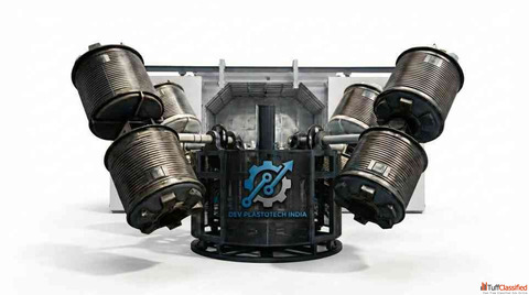 Four Bi Axial Machine for High-Efficiency Rotomoulding Industrial Manufacturing Solutions