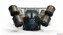 Four Bi Axial Machine for High-Efficiency Rotomoulding Indus...