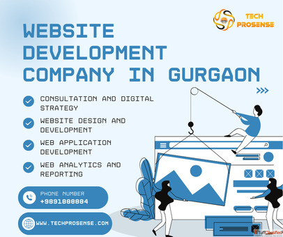 Best Website Development Company in Gurgaon - TechProsense
