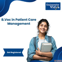 B.Voc in Patient Care Management Online Apply Now