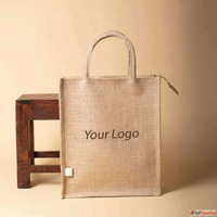 Jute Bag with Zip