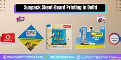 Sunpack Sheet Board Printing in Delhi - Durable Outdoor Sign...