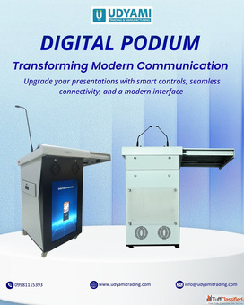 Best Display Podium in Indore Digital Podiums in Indore Udyami Trading and Manufacturing