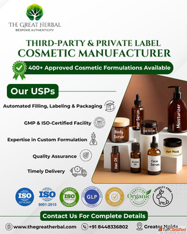 Cosmetic Manufacturer in Delhi - The Great Herbal