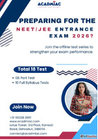 NEET JEE Structured Offline Test Series by Acadmiac