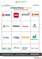 Buy Unlisted Shares in India Trusted Brokers Best Prices Onl...