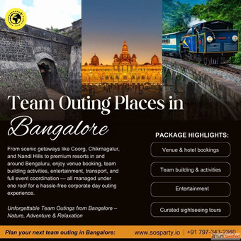 Corporate Team Outing Places in Bangalore