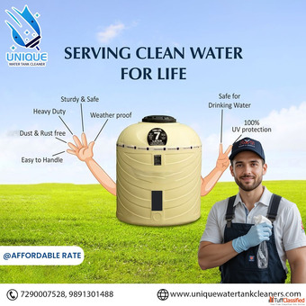 Water Tank Cleaning Service in Noida by Unique Water Tank Cleaners