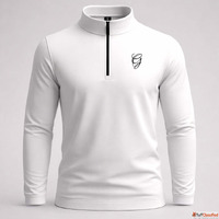 Full Sleeve White T Shirt for Men - Giysi