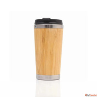 Bamboo Mugs With Flip Lid