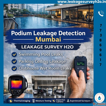 Podium Leakage Detection - Mumbai