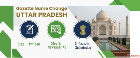 Official Gazette Name Change Service in UP Guaranteed Legal Approval