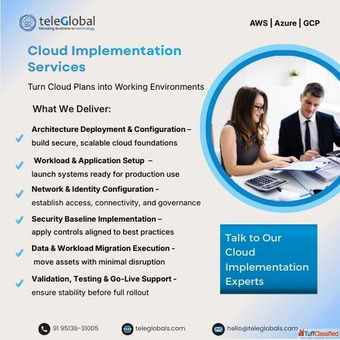 Cloud Implementation Services AWS Azure GCP
