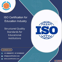 ISO Certification for Education Industry- ISO 9001 ISO 27001...