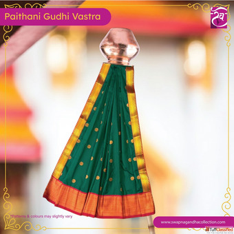 Beautiful Readymade Gudi Vastra Available - Perfect for Gudhi Padwa Decoration