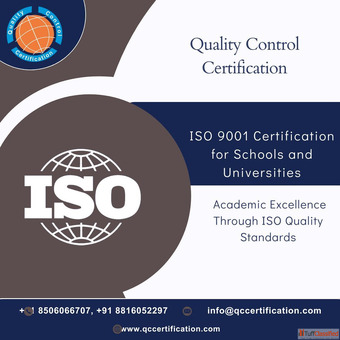 ISO 9001 Certification for Schools and Universities- ISO 9001 ISO 27001 Services