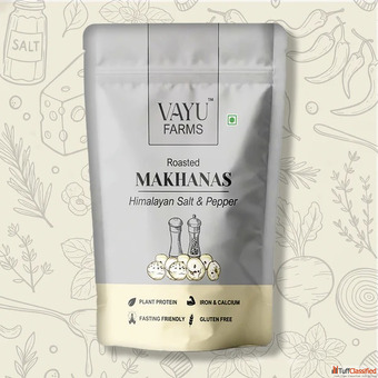 Himalyan Salt Pepper Roasted Makhana Online Shopping Vayu Farms