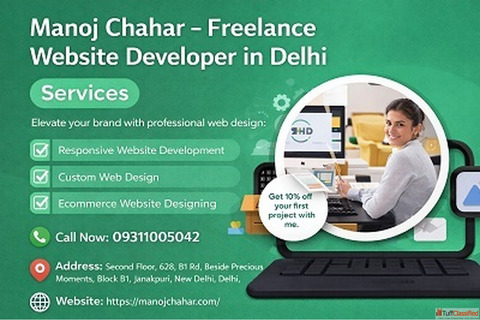 Affordable Freelance Website Developer in Delhi