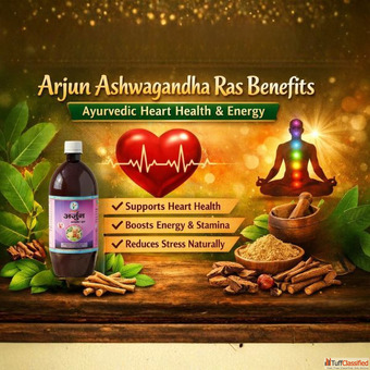 Arjun Ashwagandha Ras Benefits Ayurvedic Heart Health Energy