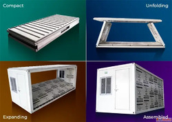 Z-Type Modular Cabins - 10 Minute Ready Foldable Cabins in I...