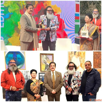 Dr. Sandeep Marwah Honoured at 20th International Art Carnival at Lalit Kala Academy