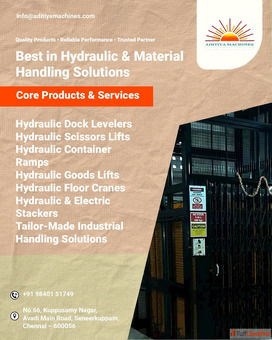 Custom Industrial Hydraulic Systems Manufacturer in Chennai