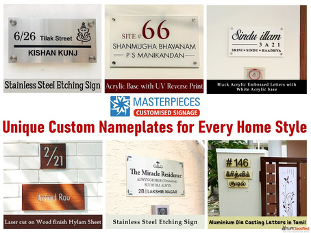 Transform Your Home Exterior with Premium Custom House Signs