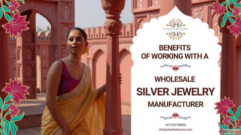 Benefits of Working with a Wholesale Silver Jewelry Manufacturer