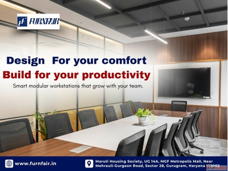 Modular Workstation In Gurgaon Designed for Comfort Productivity Furnfair