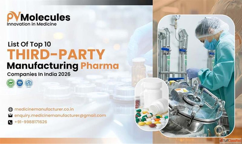 Top 10 Third Party Pharma Manufacturing Companies In India