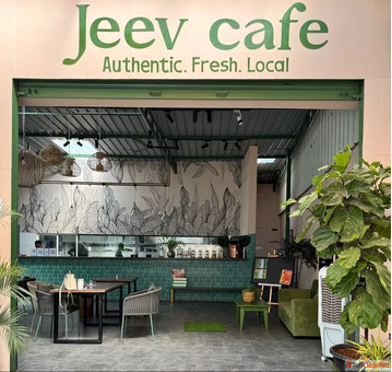 Jeev cafe - Under the cherry tree Made with pure ghee finest cold-pressed oils hand made spices