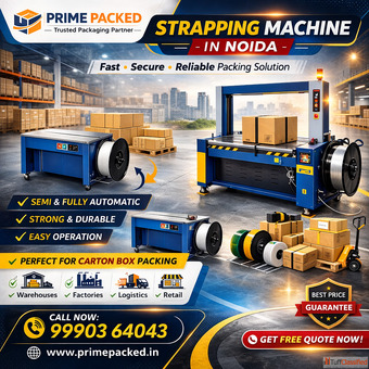 Choose Strapping Machine in Noida Prime Packed