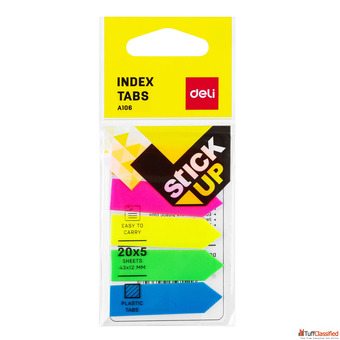 Buy Linc Sticky Index Tabs - Reusable Writable and Strongly Adhesive