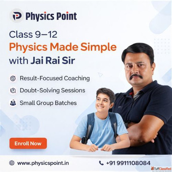 Best Physics Teacher in India for Class 9-12 Jai Rai Sir
